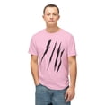 thumbnail image 5 of Effete Feline Claw Marks Scratch Unisex HD Cotton™ T-shirt, 5 of 6