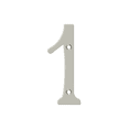 thumbnail image 2 of RN4-1U15 4" Numbers; Solid Brass; Satin Nickel Finish, 2 of 2