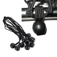 thumbnail image 3 of 2 Piezas De Elástica Fijas Cordones Con Dosel Negro Cintas De Sujeción Correa De Fijación, 3 of 9