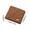 Coffee, variant on COM1950s Men's Pu Leather Bifold Wallet, Slim Front Pocket Wallet with Multiple Card Slots, Business Travel Wallet for Cash and Coins, Brown Black