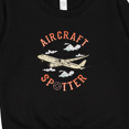 thumbnail image 3 of Inktastic Aircraft Spotter Plane Lover Toddler Sweatshirt, 3 of 4