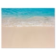 thumbnail image 2 of Serene White and Blue Waters - Large Seashore Canvas Print, 2 of 3