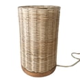 thumbnail image 5 of HomeRoots 476022 15 in. Traditional Rattan & Iron Table Lamp, Natural, 5 of 5