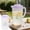 Purple, variant on Clear Plastic Pitcher with Lid for Iced Tea Lemonade Cold Drinks Milk Beverage Dispenser 9 Inch,Purple