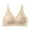Beige, variant on Women's Maternity Feeding Bra Lightly Padded Nursing Wirefree Front Open Beige XXL