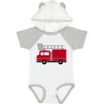 thumbnail image 3 of Inktastic Red Firefighter Fire Truck Boys or Girls Baby Bodysuit, 3 of 5
