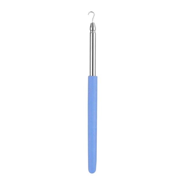 Herramienta de ayudante de brazalete Sidio de pulsador Ayudante ajustable Fácil de usar Herramienta de asistencia de brazalete portátil Pulsero de pulsera Ayudante Azul