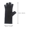 thumbnail image 2 of SOPOTUTU 1 Pair Black Protective Riding Gloves UV Breathable Comfortable for Hiking Driving Outdoor Activities, 2 of 8