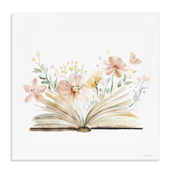 Stupell Industries Farmhouse Floral Flourishing Words Canvas Art, 17 x 17, by Svetlana Aleynikova