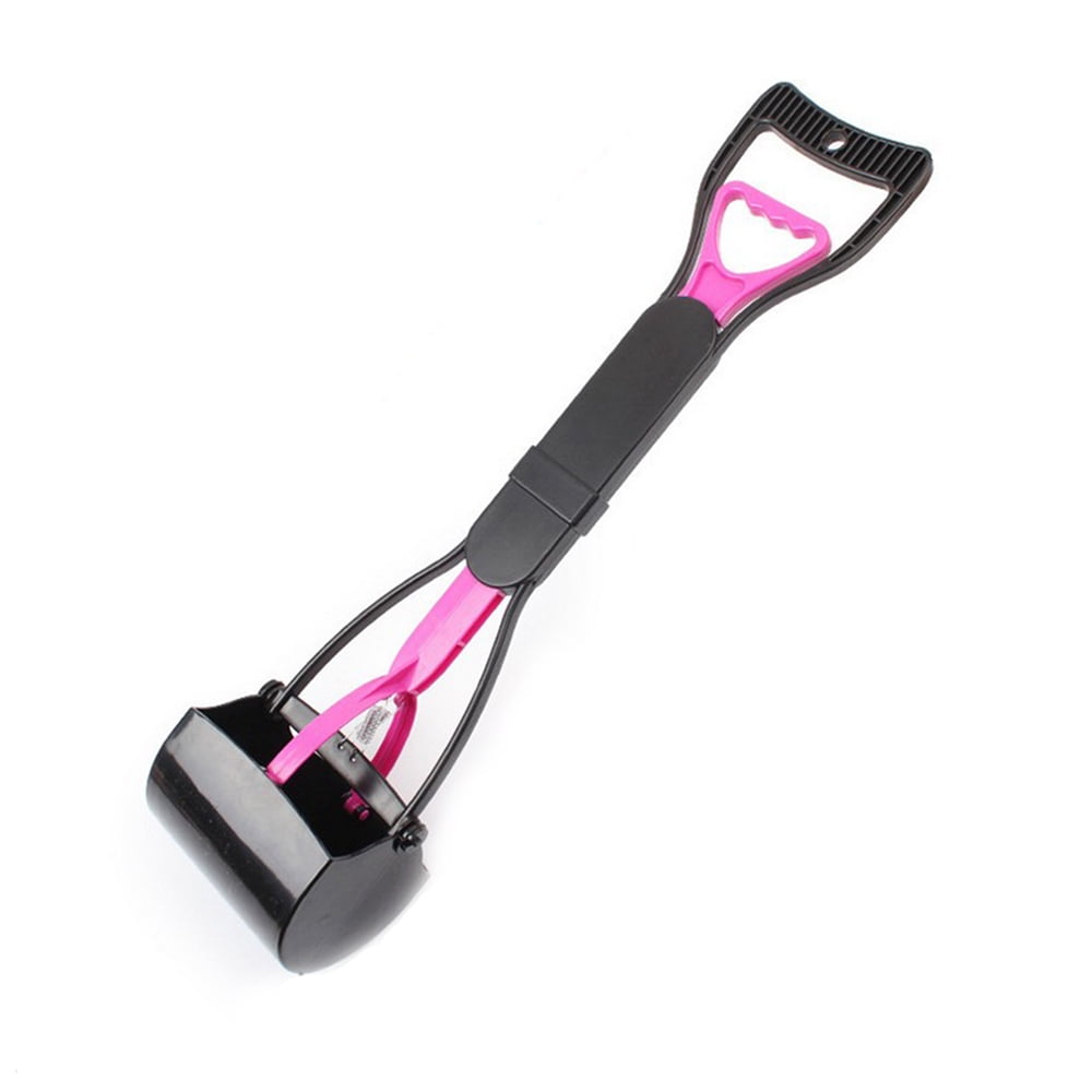 Pet Poop Scooper Long Handle Clean Pick Up Animal Dog Puppy Cat Waste
