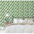 thumbnail image 3 of S4Sassy Palm Tree Pattern Wallpaper - Green Wall Covering, 25" x 360" Self-Adhesive Textured Vinyl Wallpaper, Decorative Walls Wrap, Easy DIY Wall Covering For Bedroom, Living Room, Living Space, 3 of 9