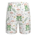 thumbnail image 6 of Naloa Frog and Mushrooms Men's Beach Shorts, Surfing shorts, Swim trunks, Quick Dry Swim Trunks for Surfing Beach Fun - Large, 6 of 9