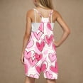 thumbnail image 4 of Zpanxa Girls Shorts Polyester Spandex Print Pattern Sleeveless Overalls with Pockets 11-12 Years, 4 of 5