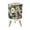 Color 1, variant on Small Trash Can with Lid Coconut palms sunny beach turquoise sea Coastal 1.8 Gallon Dog Proof Trash Can Round Garbage Can Waste Bin Wastebasket for Bathroom Bedroom Living Room