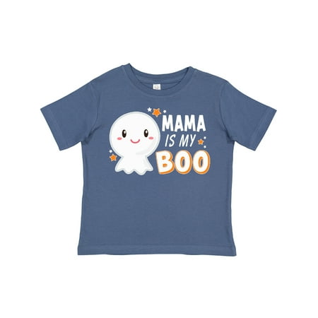 

Inktastic Mama is My Boo with Cute Ghost Gift Toddler Boy or Toddler Girl T-Shirt