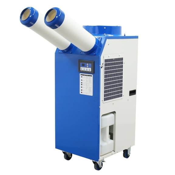 Industrial Air Conditioner Commercial Mobile Cooling Aircon Spot Cooler Double Tubes 12000 BTU/h