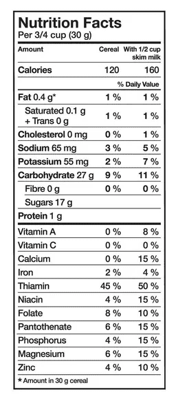 Post Sugar Crisp Cereal, 365g (3 Pack)