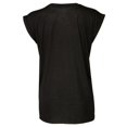 thumbnail image 2 of Bella + Canvas - Camiseta modelo Flowie Muscle para mujer (Negro), 2 of 2