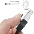 thumbnail image 2 of Connecteur Pratique Adaptateur Professionnel RJ45 Mâle vers Femelle Câble d'Extension Ethernet Cordon Réseau LAN 1,0m, 2 of 5