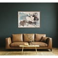 thumbnail image 6 of Kate and Laurel Sylvie Painted Flow I Framed Canvas Wall Art by Amy Lighthall, 28x38 Gold, Modern Abstract Painted Brushstrokes Art for Wall, 6 of 7