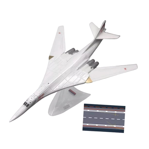 Maqueta premium del bombardero estratégico Tupolev TU-160 a escala 1/200 - Edición exclusiva Rusia