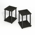 thumbnail image 4 of Furinno Simplistic End Table, Set of Two, Black Espresso/Black, 4 of 4