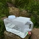 thumbnail image 5 of Contenedor de agua para acampar, contenedor de almacenamiento de agua, tanque de agua, cubo de agua, diseño portátil con grifo para una fácil dispensa 18 litros, 5 of 8