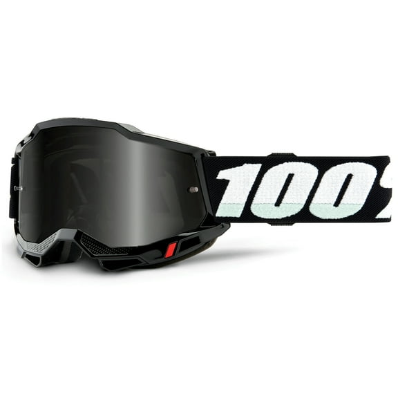 100% Accuri 2 Sand Goggles (One Size Fits Most, Black / Smoke Lens)