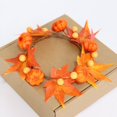 thumbnail image 3 of Conjunto de 2 coronas de Halloween Corona de Navidad Acción de Gracias Otoño Harve Sailing Electrónica, 3 of 5
