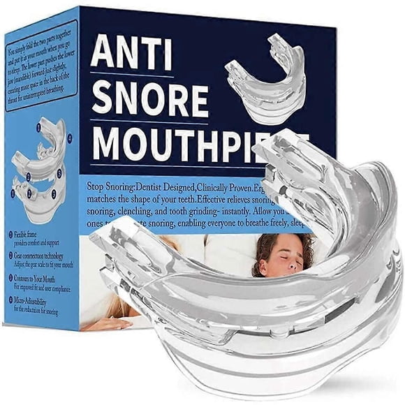 Anti-snore Mouthguard, Adjustable Anti-snoring Mouthpiece, Night Time Teeth Mouthguard Bruxism Sleeping Bite Guard