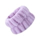 thumbnail image 1 of 2 bandas absorbentes para el sudor de franela impermeables para lavarse la cara (púrpura) JShteea Cuidado Belleza, 1 of 6