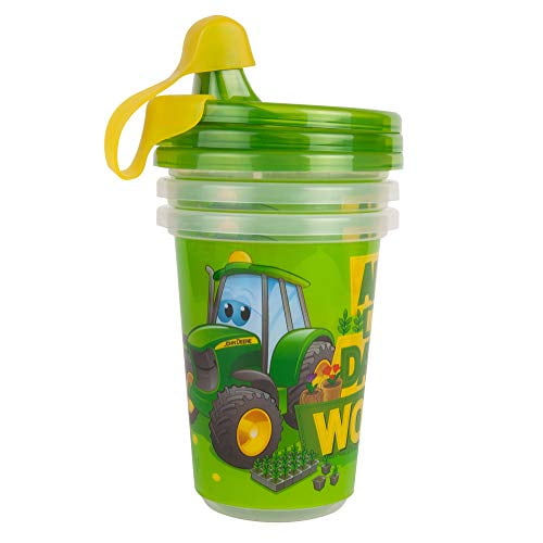 3 Pack John Deere Take & Toss Sippy Cup