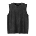 thumbnail image 2 of Vintage Washed Tank Tops Men Summer Casual Lightweight Breathable Loose Fit Crewneck Sleeveless Undershirt, 2 of 8