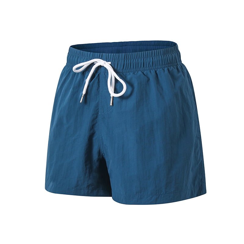 Pervobs Men Breathable Mesh Fast-Drying Sports Shorts Elastic Waist Shorts Pants