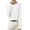 98#White, variant on Ftwytp Women's Autumn and Winter V Neck 2024 Solid Color Pullover Loose Knitted Long Sleeved Bottoming Shirt Sweater