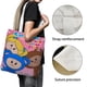 thumbnail image 3 of Mother Goose Club Bolso de tela con estampado de lienzo para mujer, bolsa de compras reutilizable y estética, con cremallera interior, regalo para mujer,40*40cm., 3 of 6