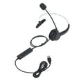 thumbnail image 3 of USB Headset, Wired Computer Headphone Noise Cancelling Lightweight With Mic For Office For Customer Service, 3 of 8
