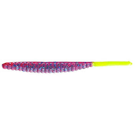 Z-Man Elaztech Trout Trick Swimbait, 5", 6pk, Plum/Chartreuse Tail