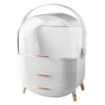 thumbnail image 2 of Makeup Organizer Large Capacity Cosmetic Storage Makeup Case with Drawer Lid, 2 of 10