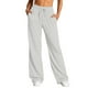 thumbnail image 1 of Pantalones casuales con cordón en la cintura para mujer: pantalones de poliéster de corte holgado para estar cómoda todo el día, 1 of 5