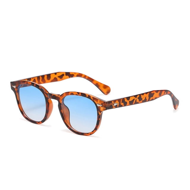 Gafas de sol redondas retro, gafas de miopía perladas, gafas antiazules, gafas de sol modernas y de moda.