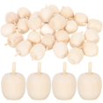 thumbnail image 1 of 30Pcs Unfinished Wooden Crafts DIY Unpainted Fruit Shape Art Crafts for Color Painting, 1 of 3