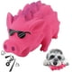thumbnail image 1 of Perro Squeaky masticar juguetes para masticadores agresivos raza grande cerdo interactivo goma divertido lindo suave grado alimenticio mediano pequeño mascota cachorro juguete Adepaton  WMZL-1101-2, 1 of 7