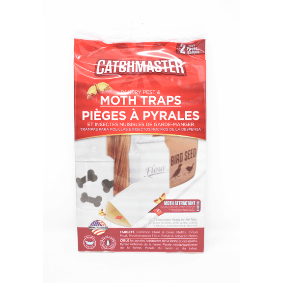 Catchmaster 812B Pantry Pest Moth Traps - Use in Food Storage Areas - 1 Pack=2 Traps AP&G