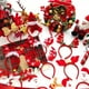 thumbnail image 3 of Diademas navideñas con orejas de Reno para mujer y niña, decoración navideña, diademas de Cosplay para fiesta, decoración navideña, 3 of 4