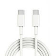 thumbnail image 2 of White 6ft Long Type-C Cable [C-to-C] Rapid Charge USB Wire Sync USB-C Cord w Fast Charging Compatible With Samsung Galaxy S10e S10+ S10, 2 of 5