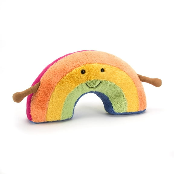 Rainbow Stuffed Toy, Medium 12.5 inches - Rainbow Plush - Fun Gift Idea