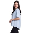 thumbnail image 4 of RBX Active Women's Super Soft Luxe Athleisure Fabric Oversized Short Sleeve T-Shirt, 4 of 5