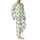 thumbnail image 2 of Balery Rainbow Llama Pijama para Hombre de Dos Piezas con Manga Larga, Conjunto de Dormir y Descanso Suave con Bolsillos-Small, 2 of 7