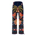 thumbnail image 5 of Stephy Women's New Thin Elastic Loose Large Size Korean Version of Everything Long Trousers Casual Trousers Haren, Black, L, 5 of 5